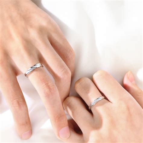 white gold ring for couple